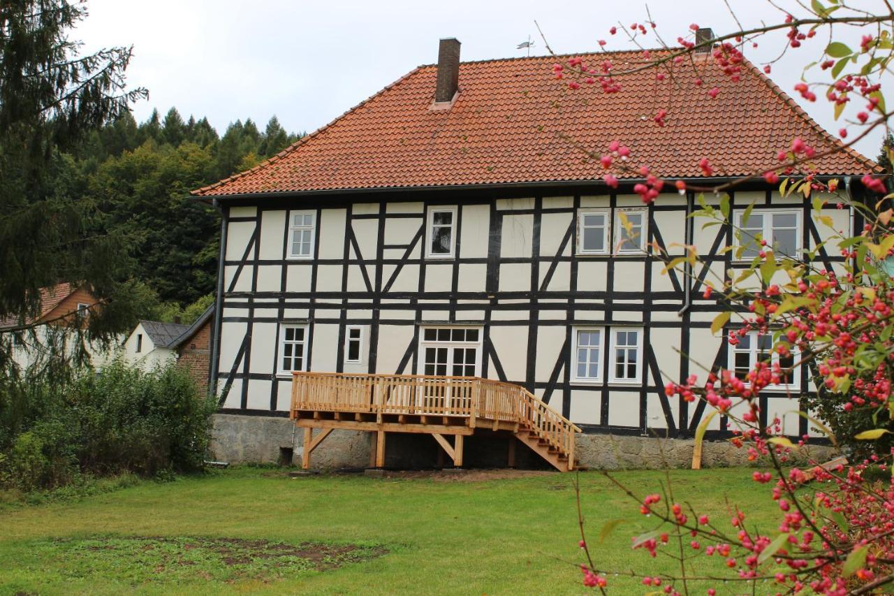 Apartamento Forsthaus In Waldhessen Bauhaus Exterior foto