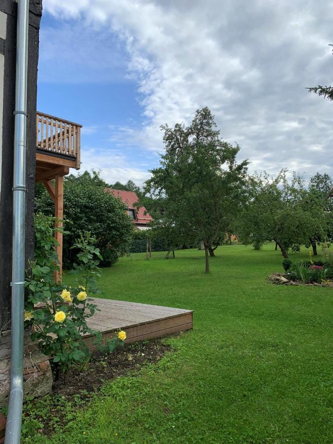 Apartamento Forsthaus In Waldhessen Bauhaus Exterior foto