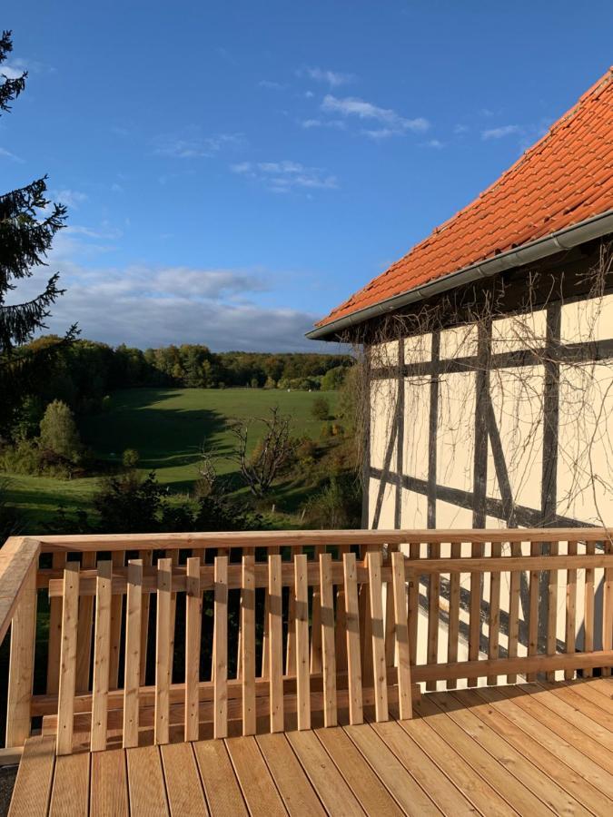 Apartamento Forsthaus In Waldhessen Bauhaus Exterior foto